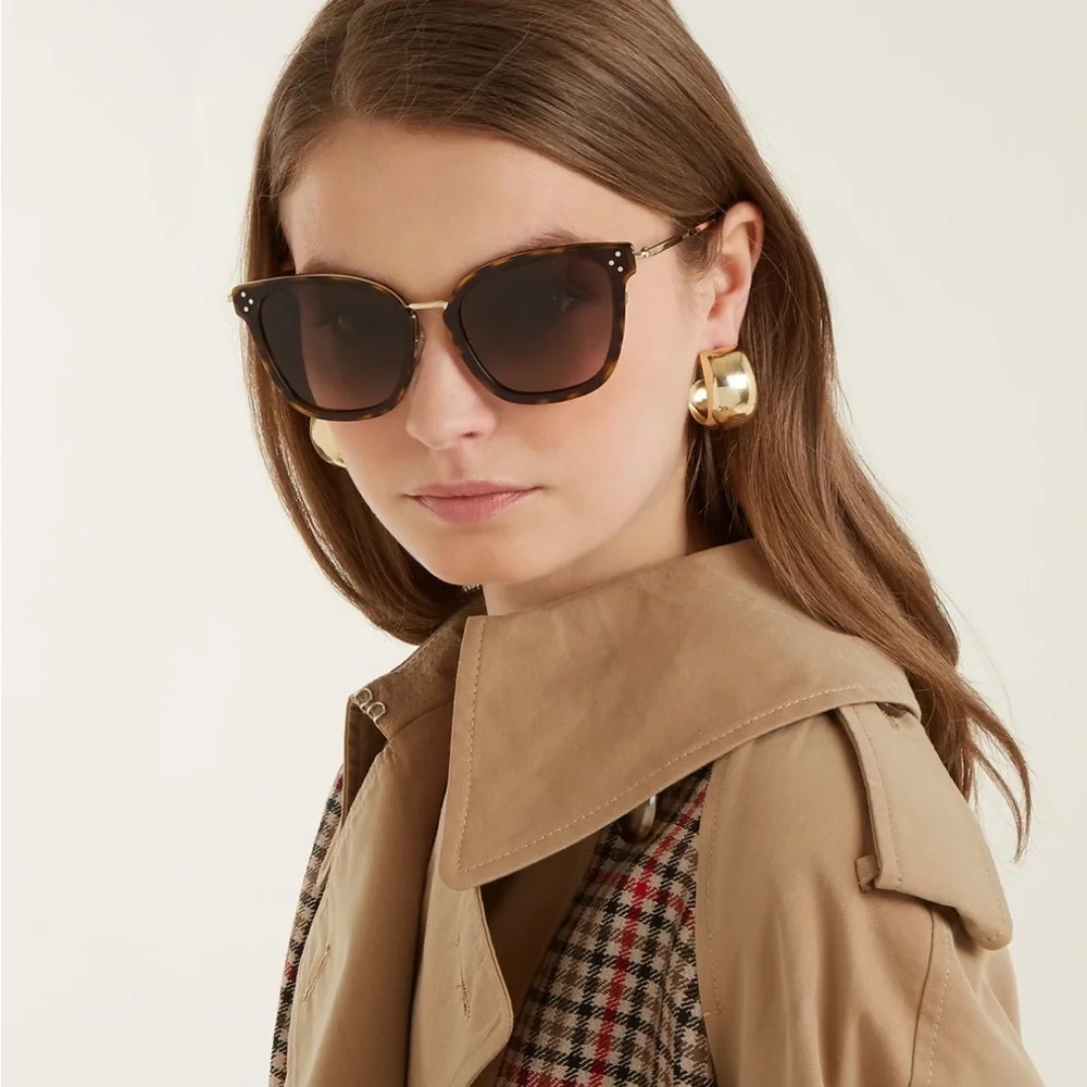 Celine Square Frame Acetate Sunglasses - Picture 2 of 16